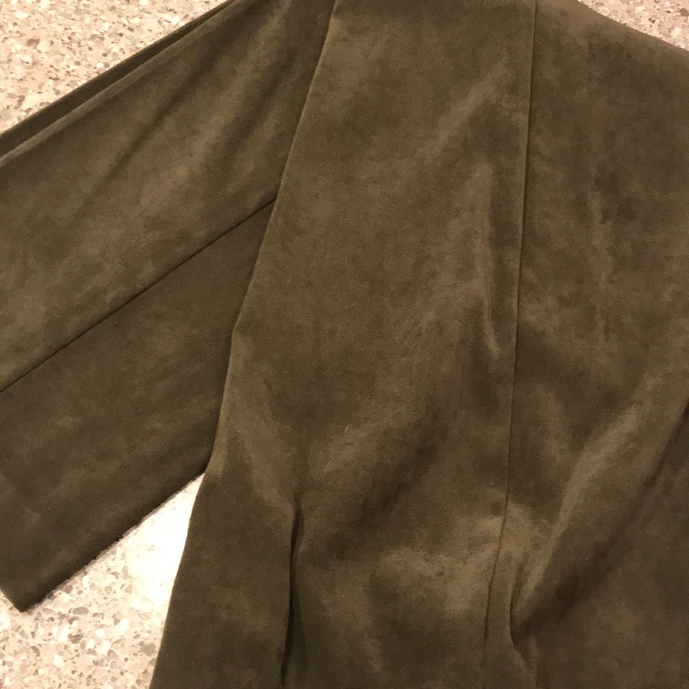 Green dress pants